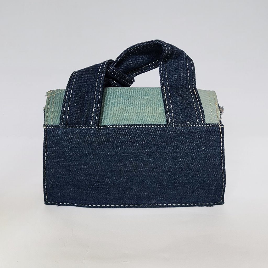 The "Urban Edge" Patchwork Denim Mini Bag