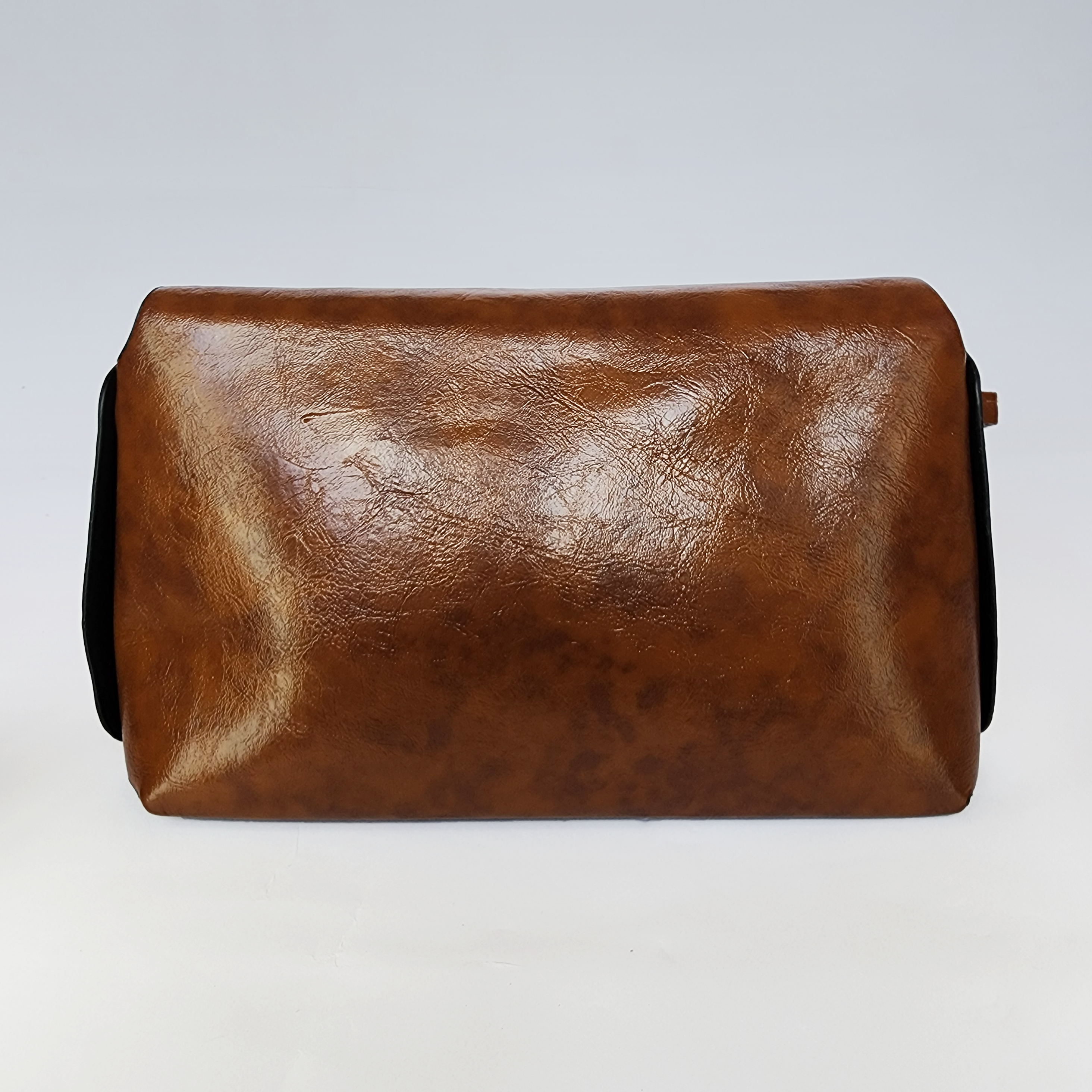 Losyahs Tan Faux Leather Flap Shoulder Bag – Timeless Elegance