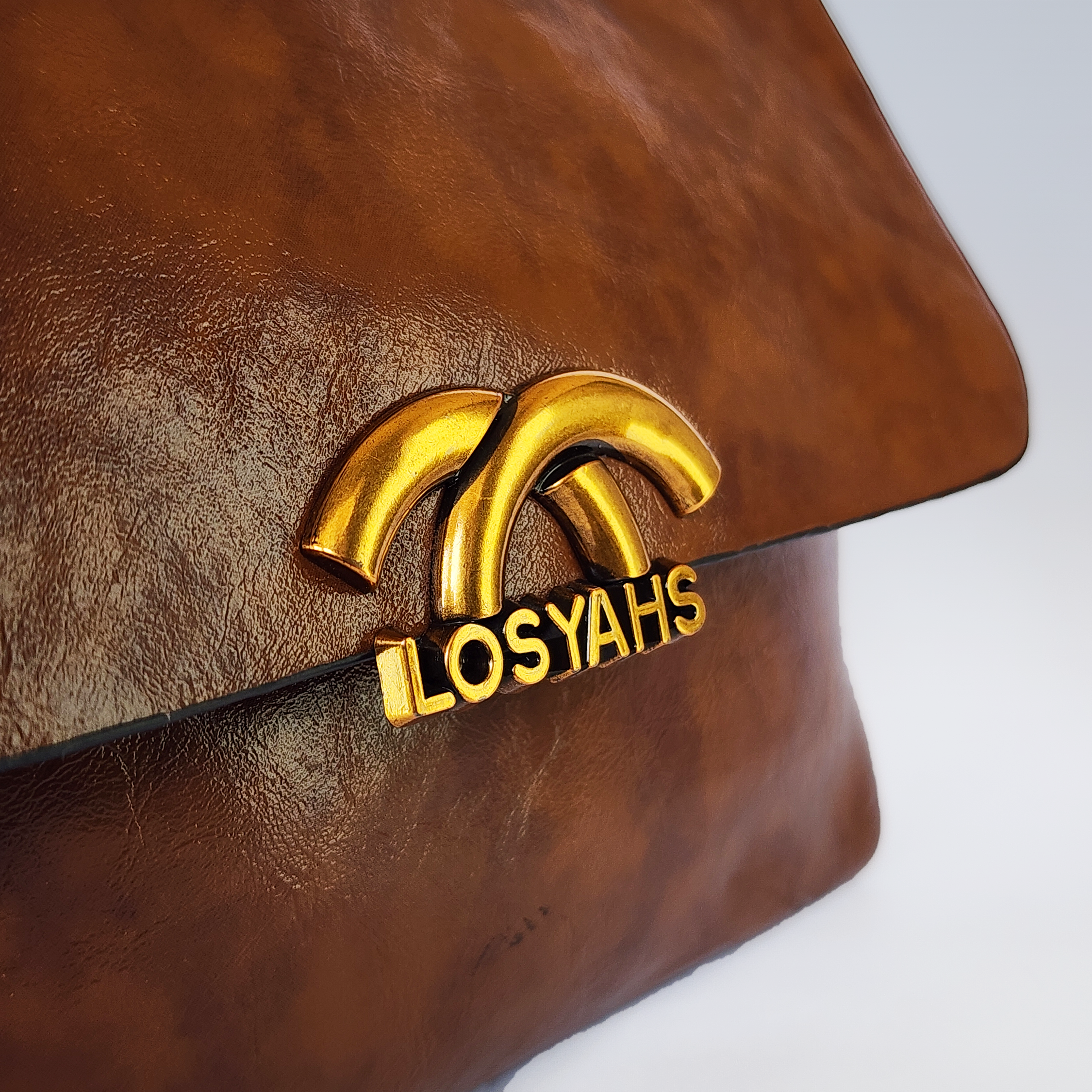 Losyahs Tan Faux Leather Flap Shoulder Bag – Timeless Elegance