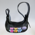Black "Love Yourself Most" Graphic Shoulder Bag