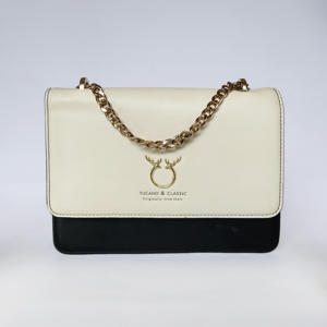 tucano two tone crossbody bag classic designer handbag | look it bags