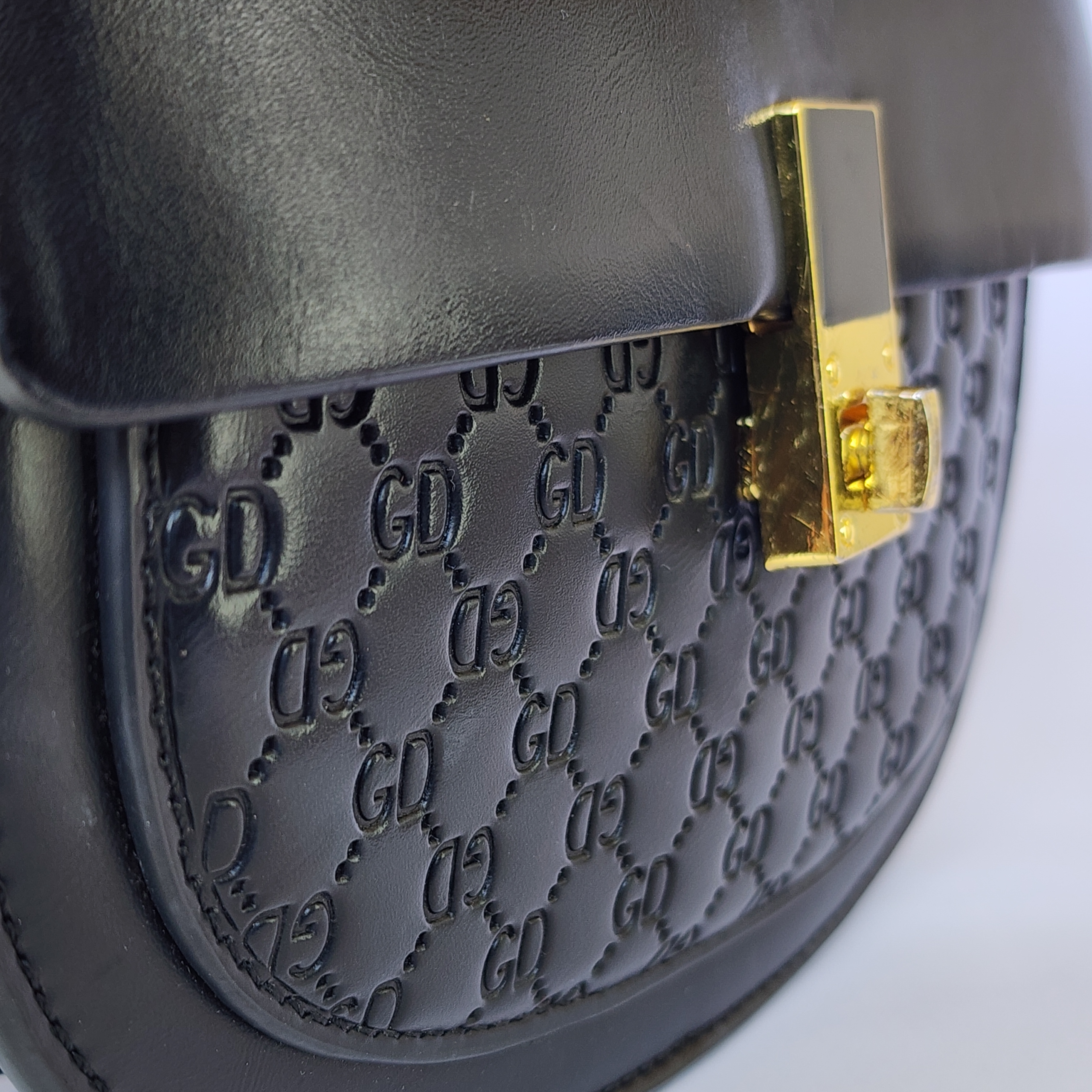 the noir monogram saddle bag – edgy & bold the noir monogram saddle bag – edgy & bold